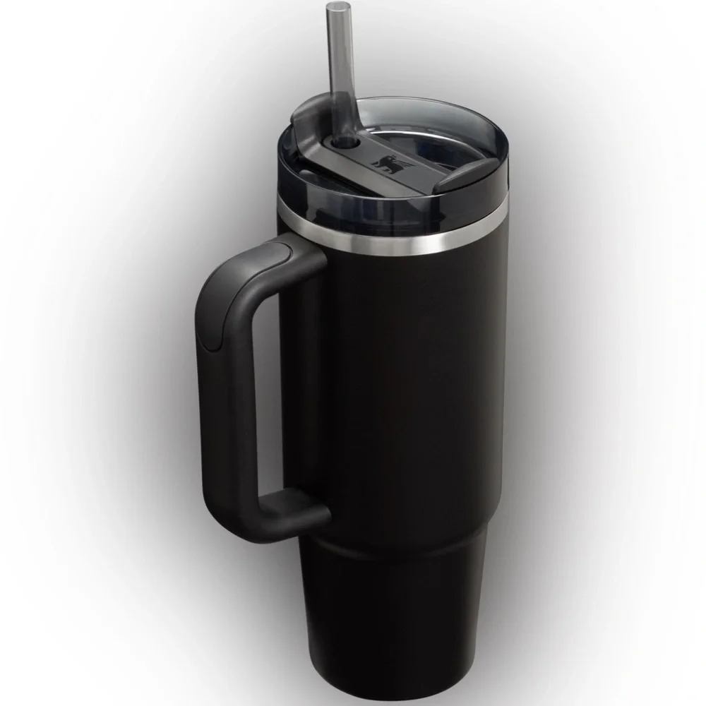 NWT Stanley 40 oz Stainless Steel H2.0 FlowState
Quencher Tumbler - Black Tonal - Picture 3 of 4